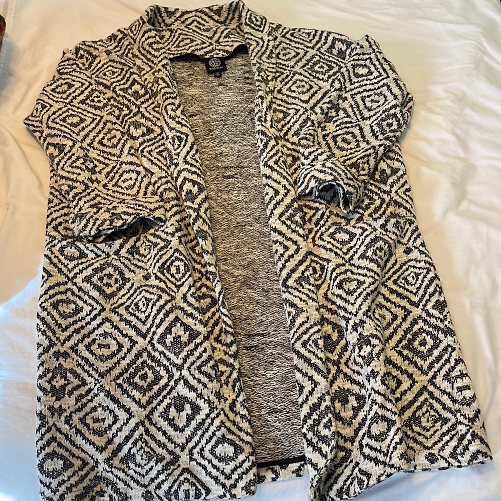 Knee length cardigan